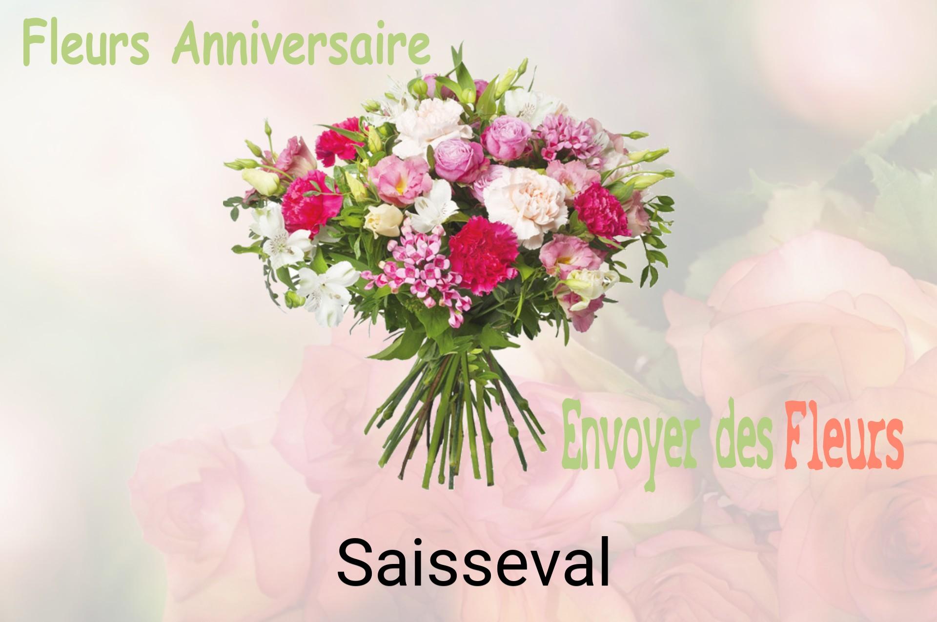 Bouquet de fleurs d’anniversaire livré à Saisseval